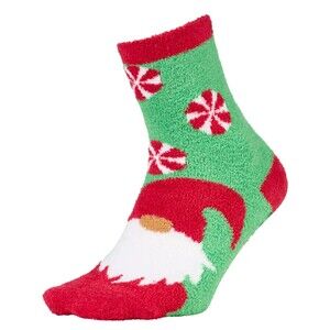 Northeast Outfitters Cozy Cabin Women's Socks Size 5 - 10 Festive Green Gnome